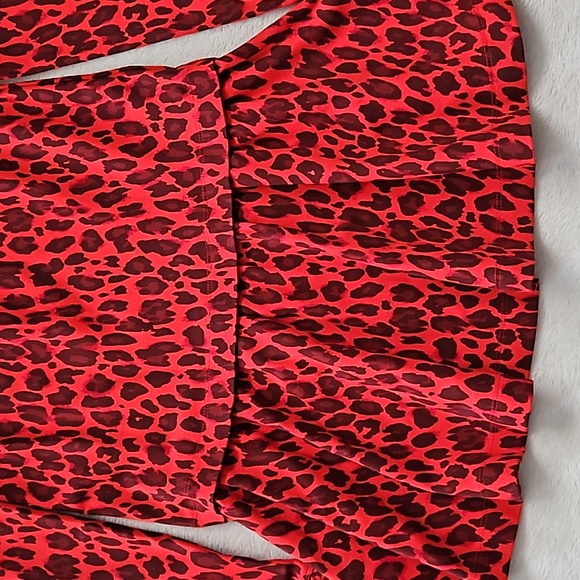 Kate Spade Red Leopard Dress - Picture 2 of 10